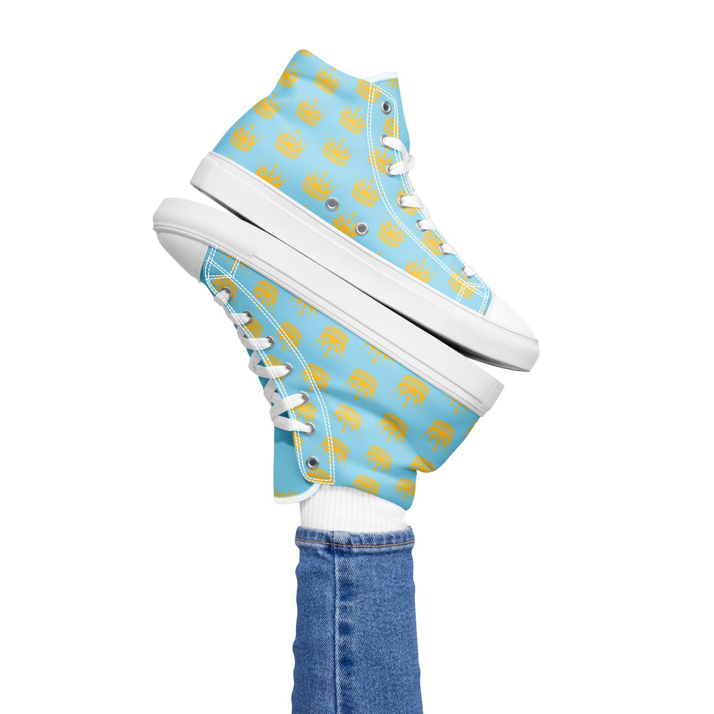 Women’s high top canvas shoes