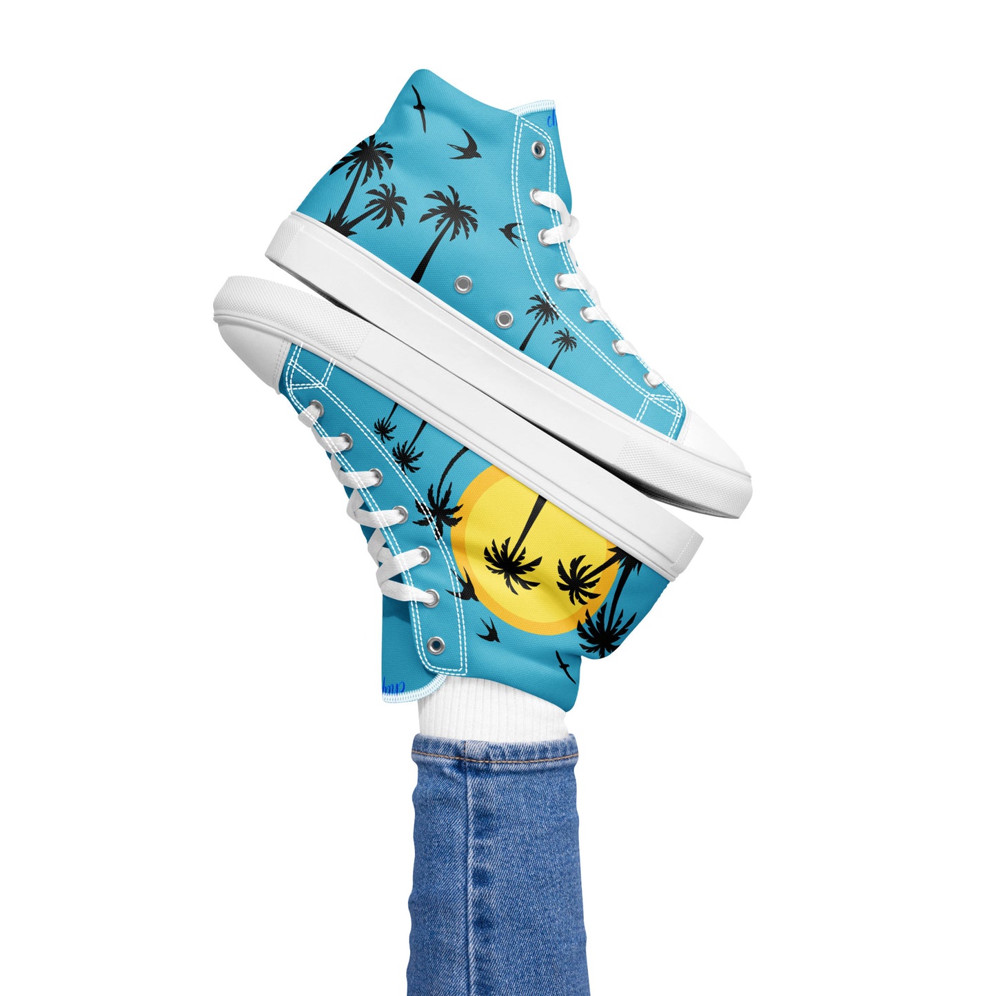 Women’s high top canvas shoes