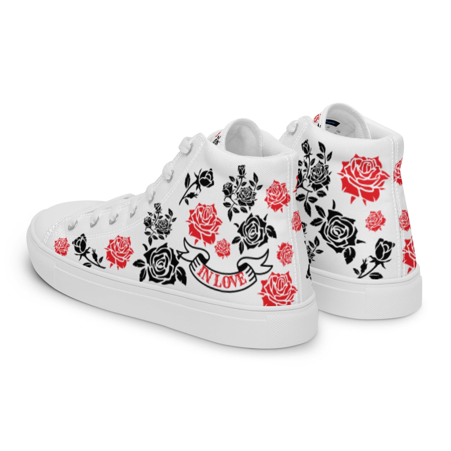 Women’s high top canvas shoes