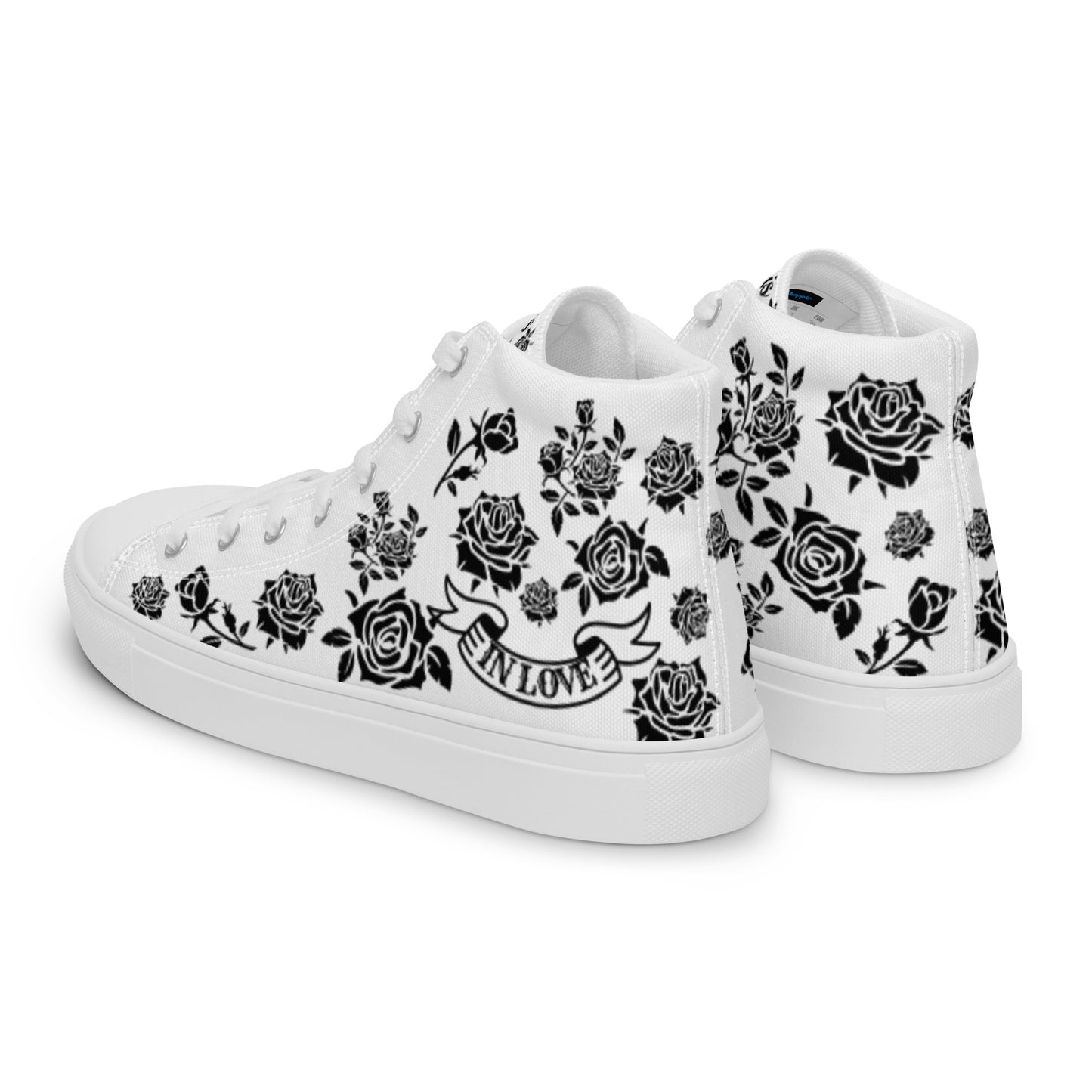 Women’s high top canvas shoes