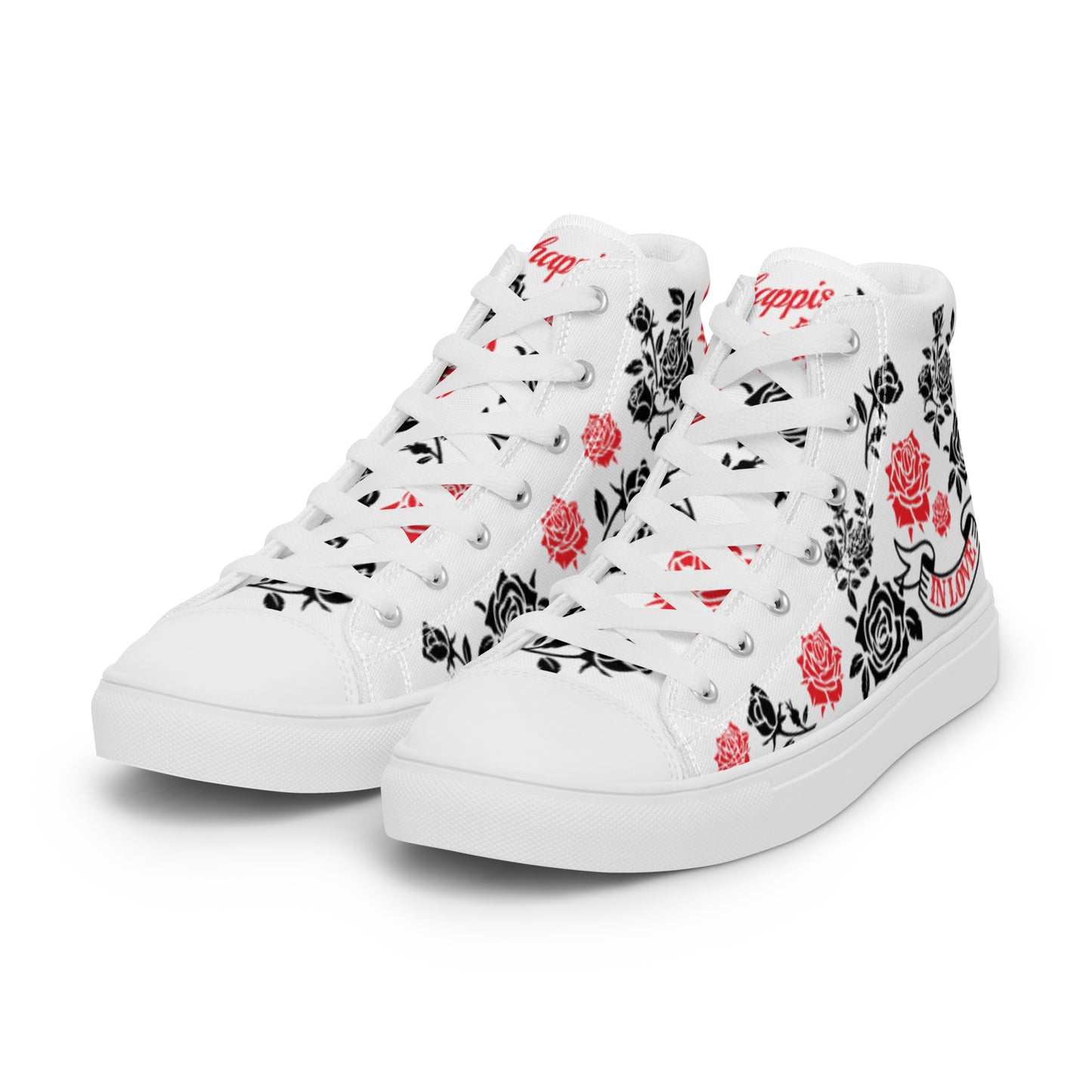 Women’s high top canvas shoes