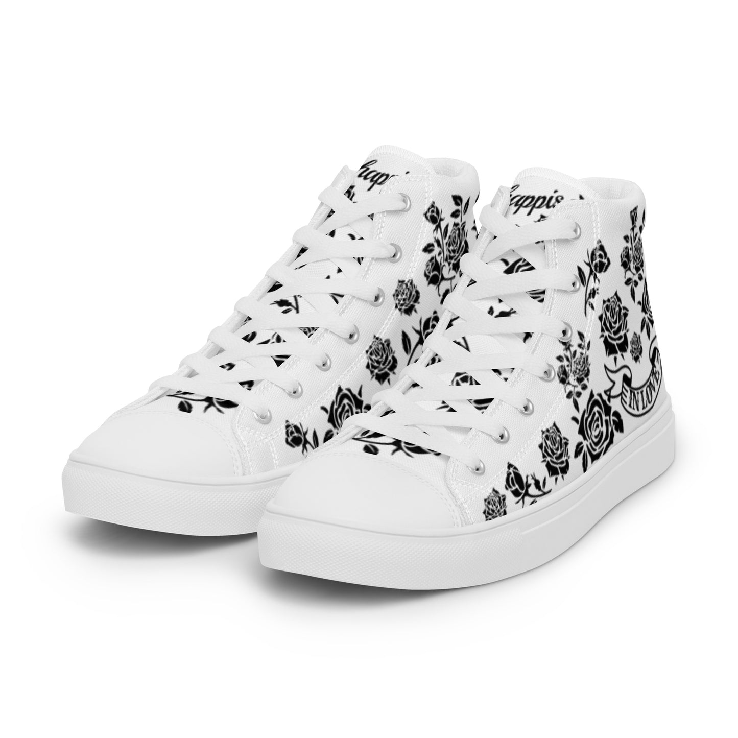 Women’s high top canvas shoes