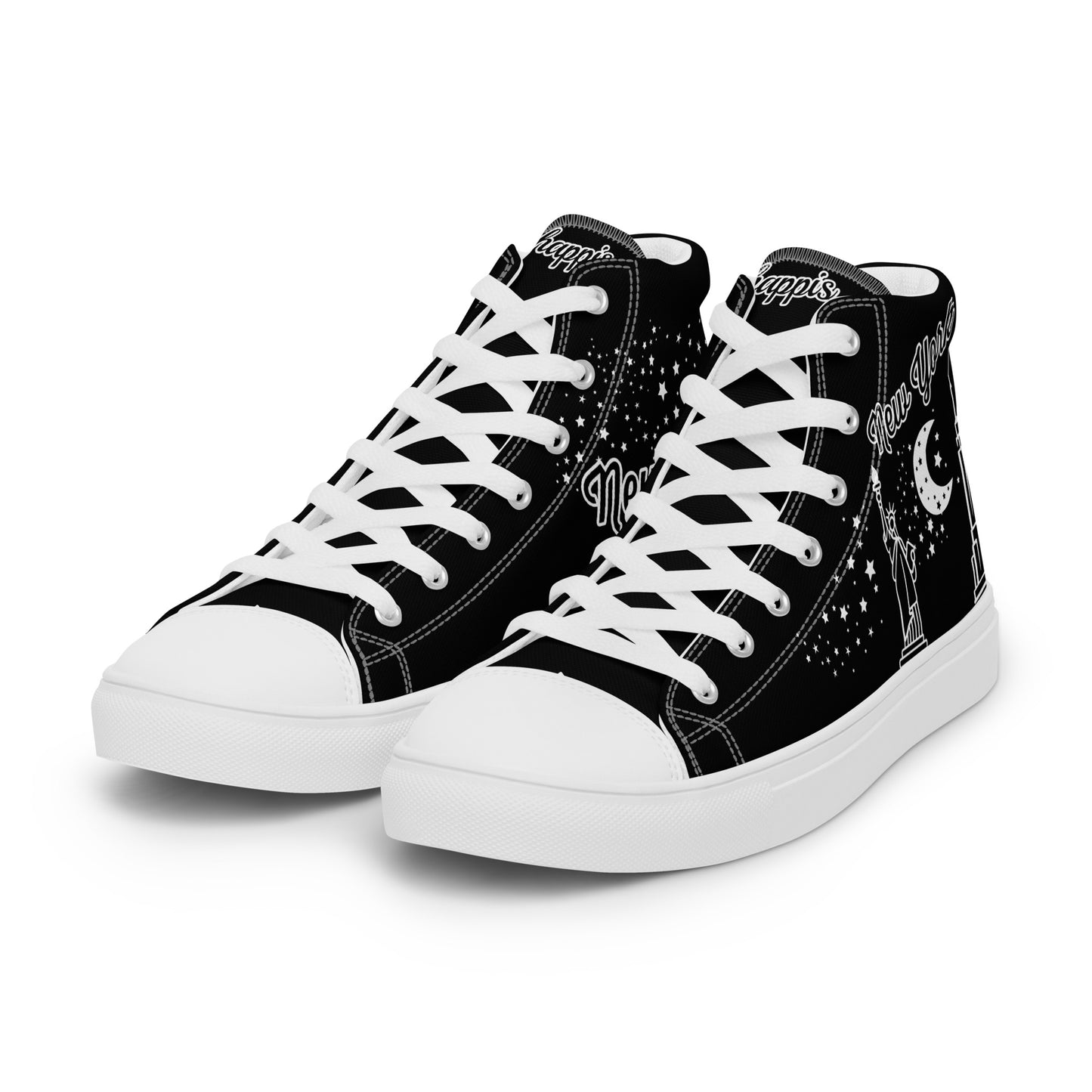 Women’s high top canvas shoes