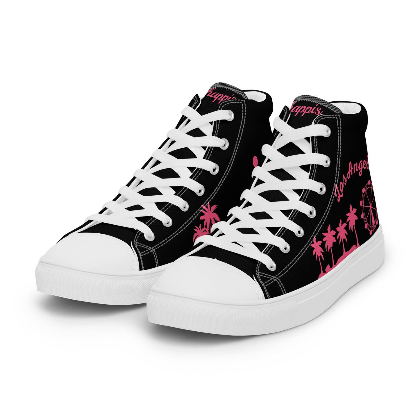 Women’s high top canvas shoes