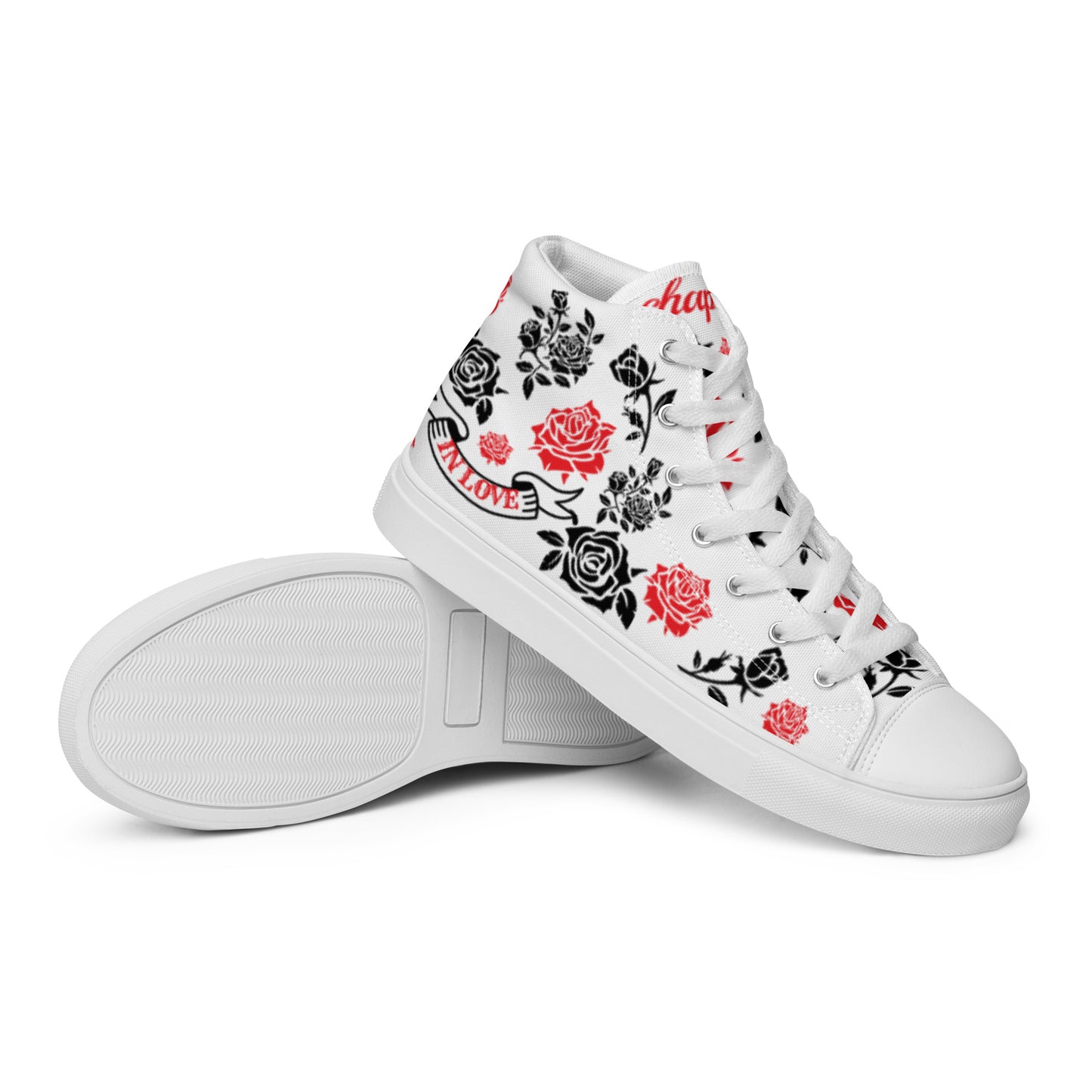 Women’s high top canvas shoes