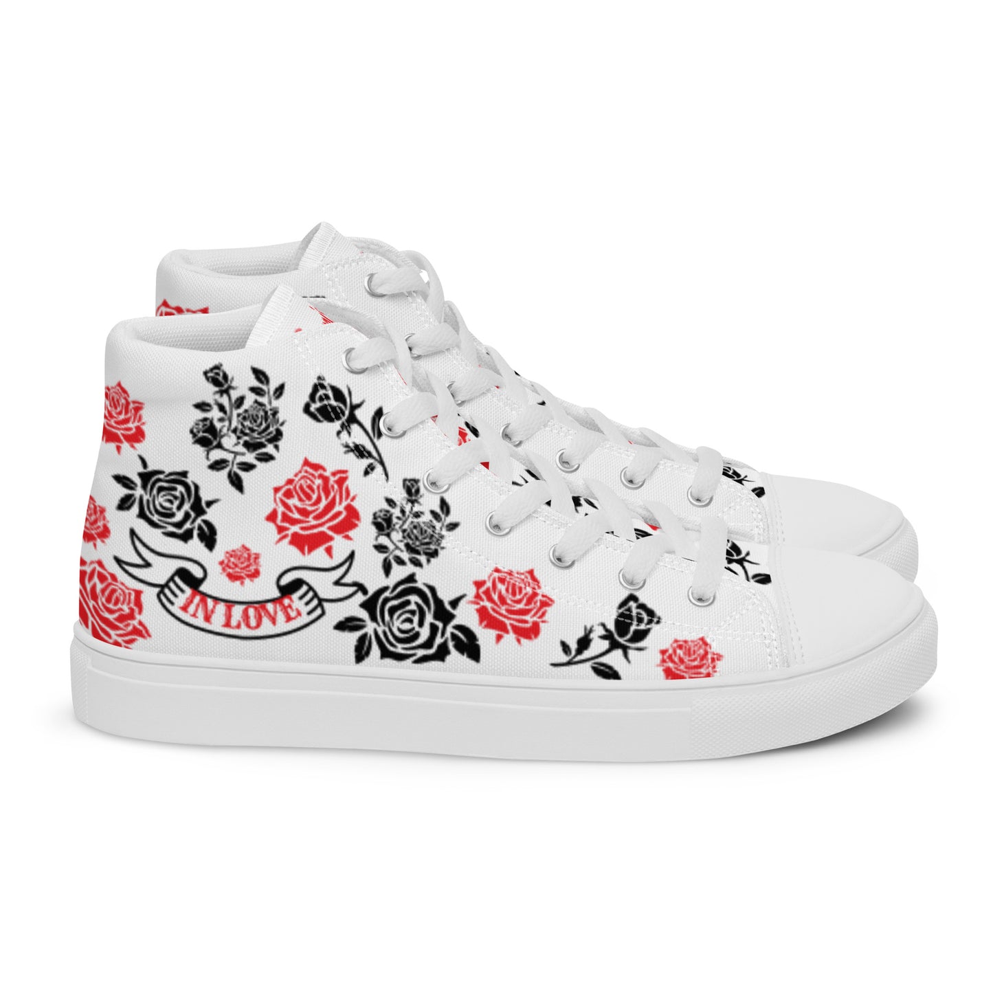 Women’s high top canvas shoes