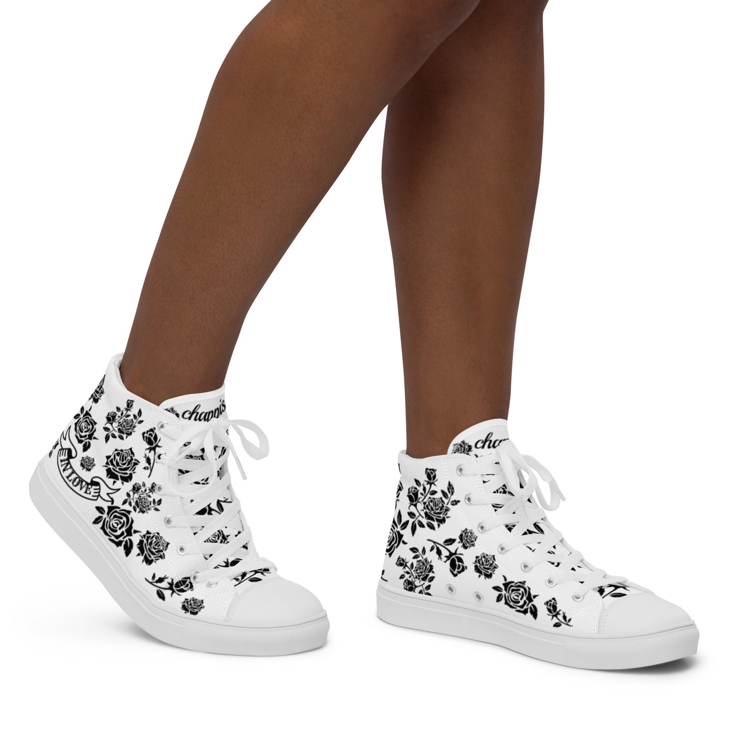 Women’s high top canvas shoes