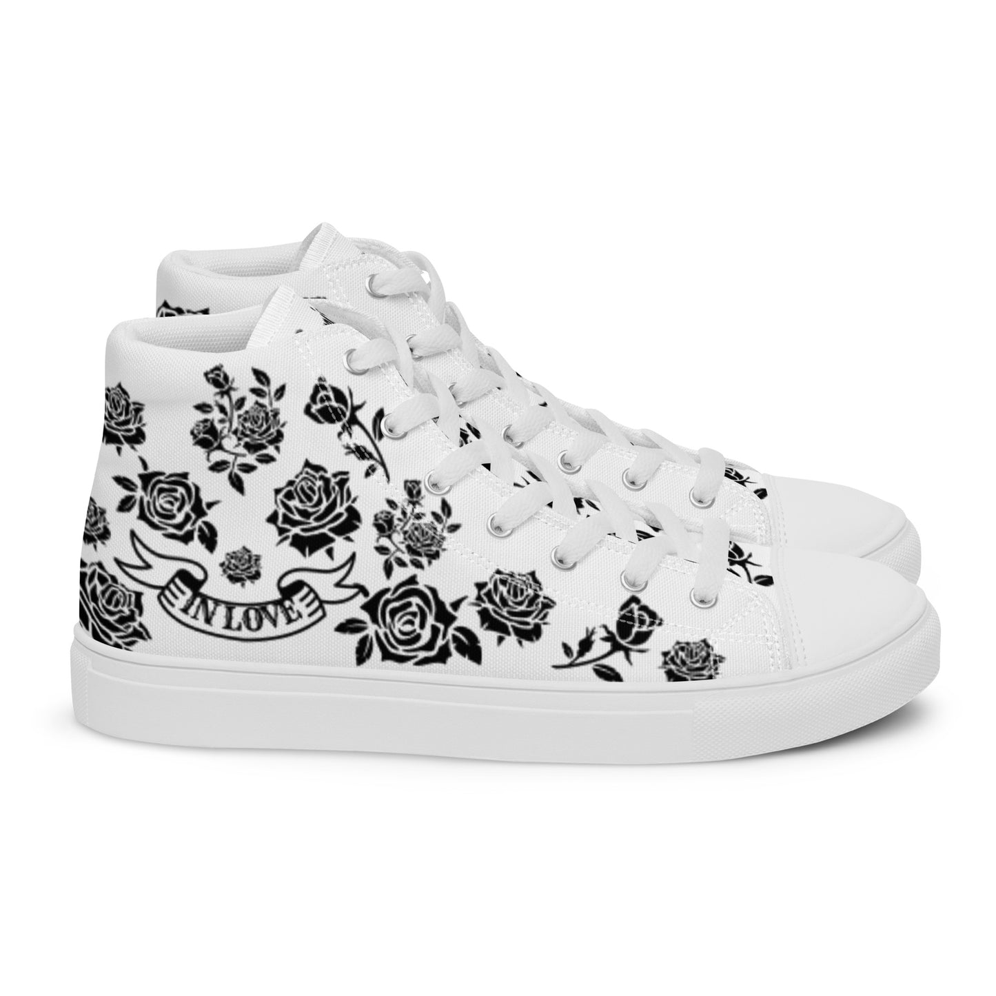 Women’s high top canvas shoes