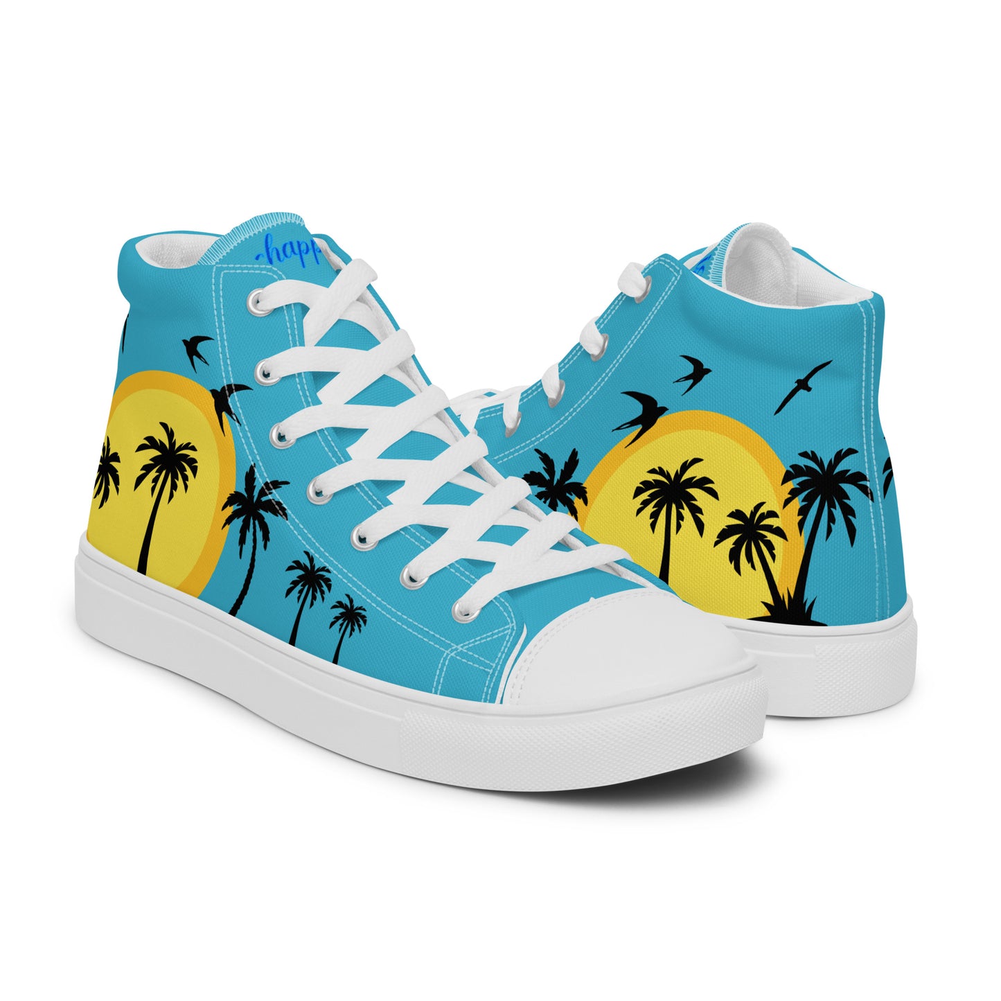 Women’s high top canvas shoes