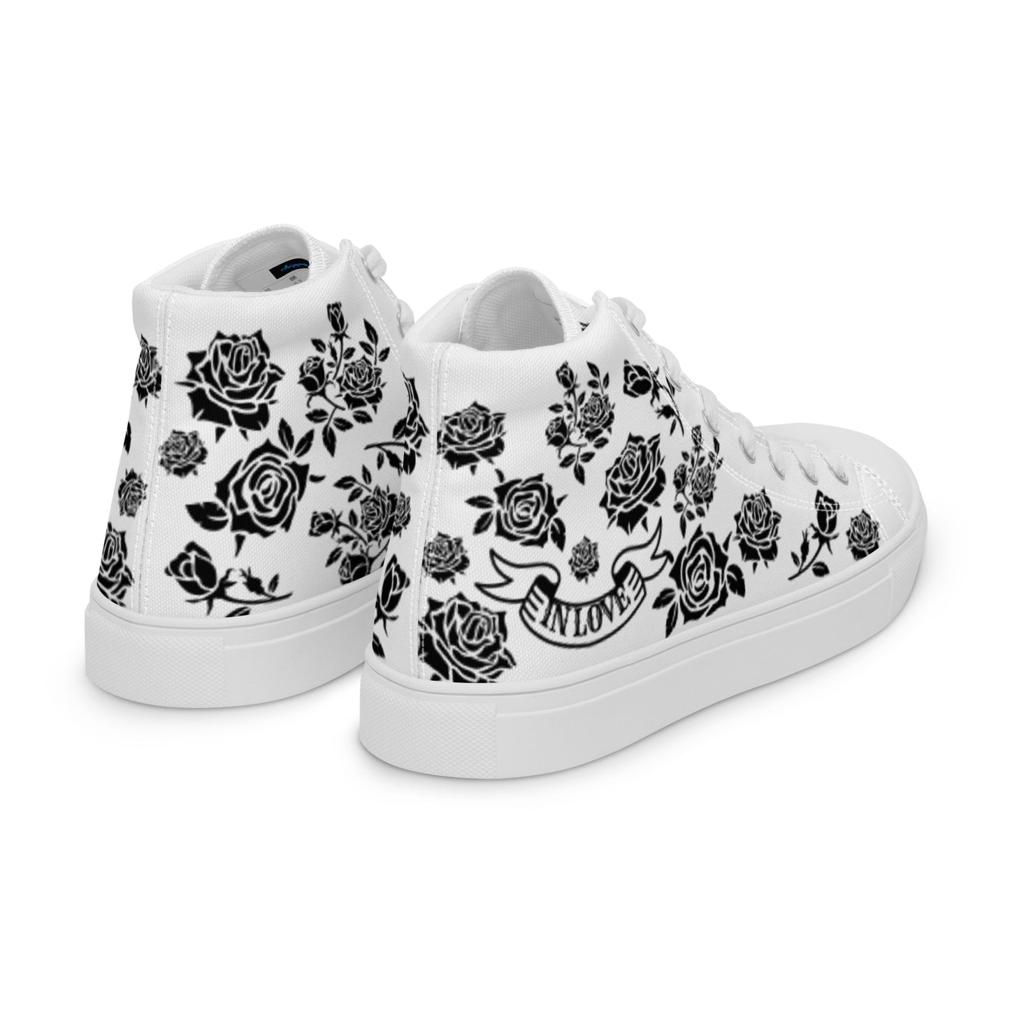 Women’s high top canvas shoes