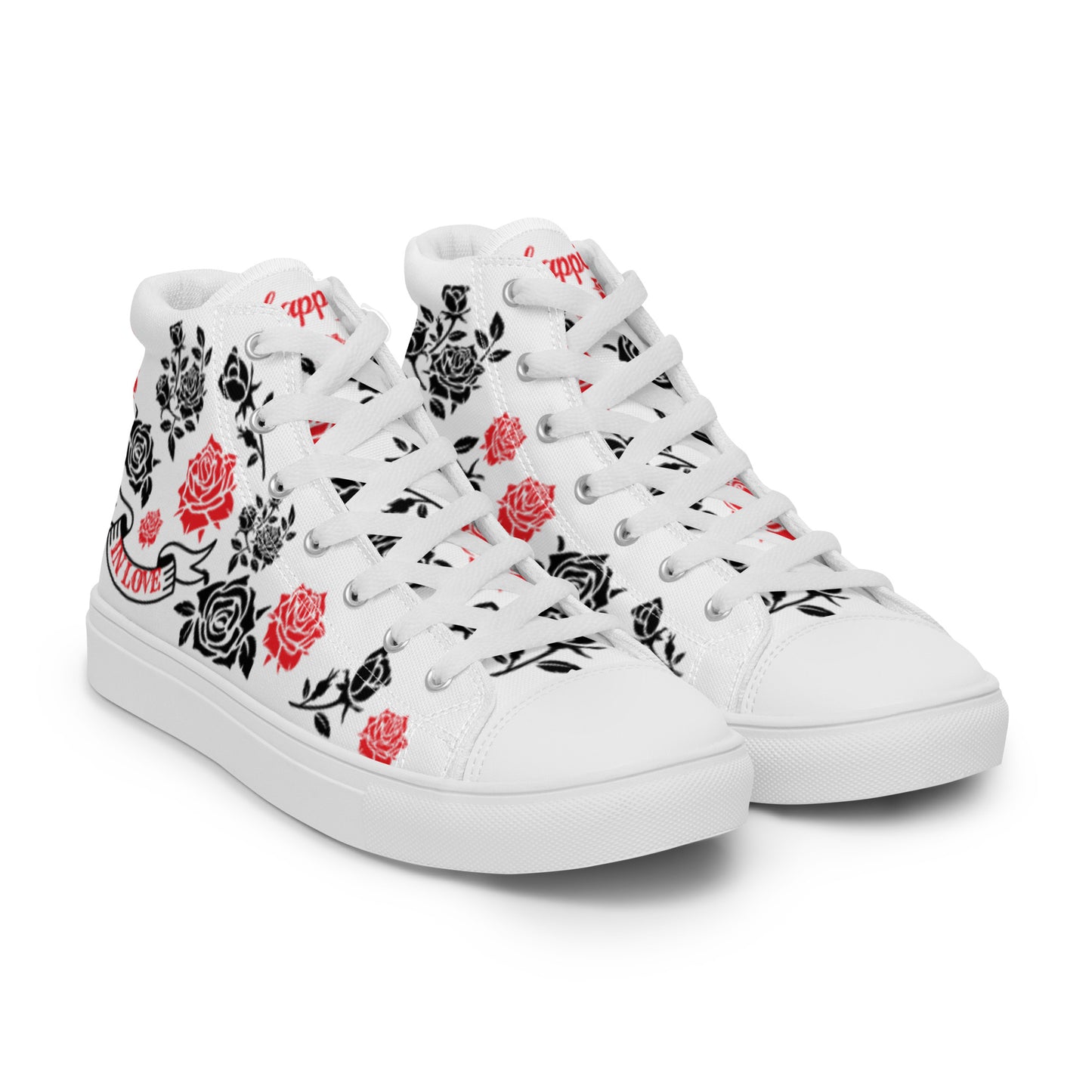 Women’s high top canvas shoes