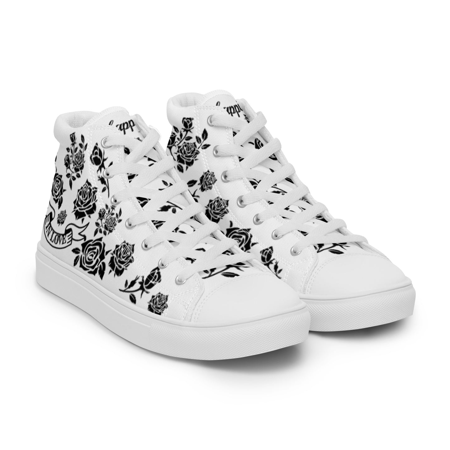 Women’s high top canvas shoes